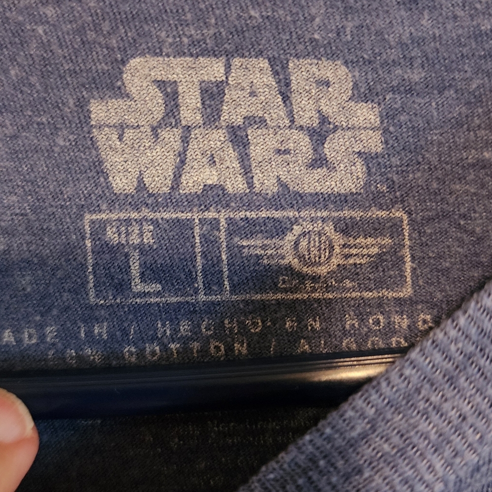 Preowned Star Wars T-shirt blue size L - Picture 3 of 3